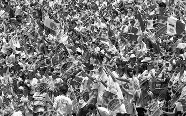 Fotografía de Porra de México en el estadio